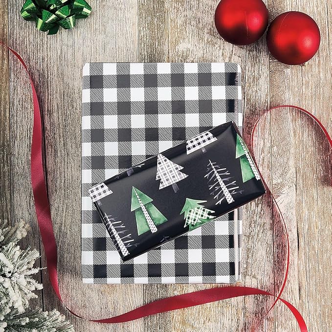 Current Christmas Tree Farm Double-Sided Jumbo Rolled Gift Wrap, Premium - Image 7