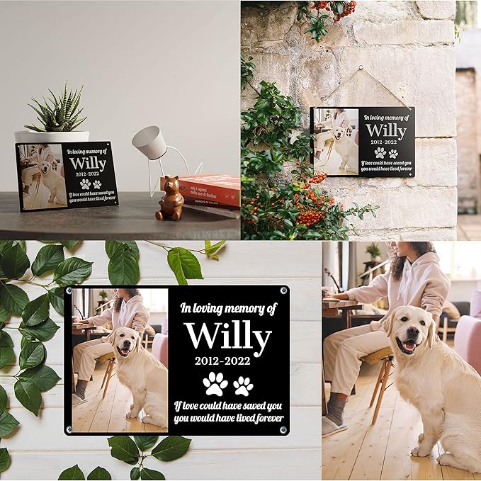 Custom Dog Memorial Metal Signs - Image 3