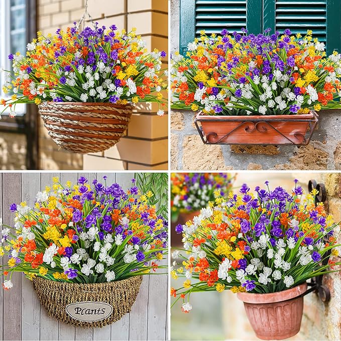 AmyHomie 20 Bundles Artificial Flowers - Image 6