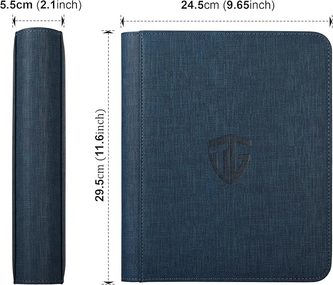 Toploader Binder, Holds 112 Toploaders, 4 Pocket Top Loader Binders - Image 2