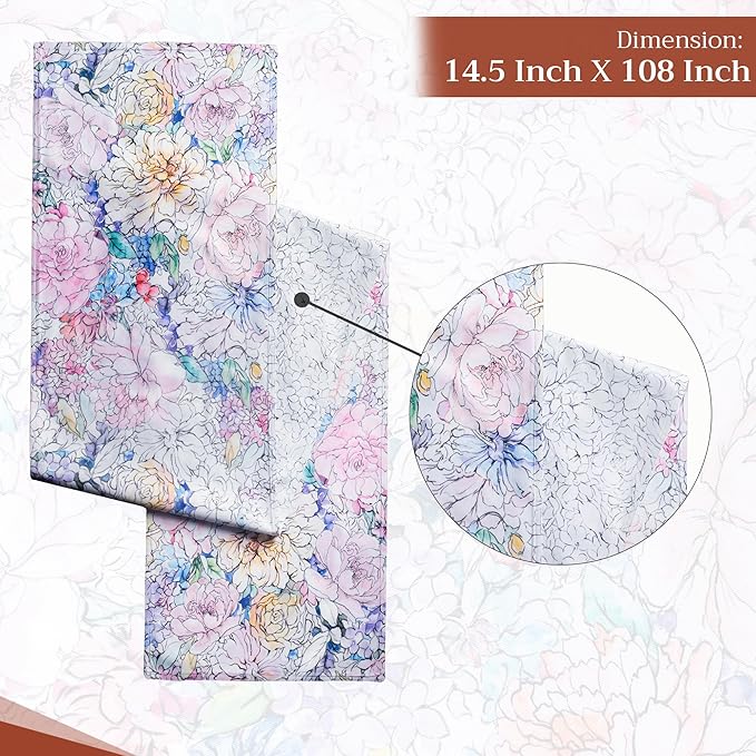 Maison d' Hermine Table Runner 100% Cotton Double Layer Table Runners 108 - Image 4
