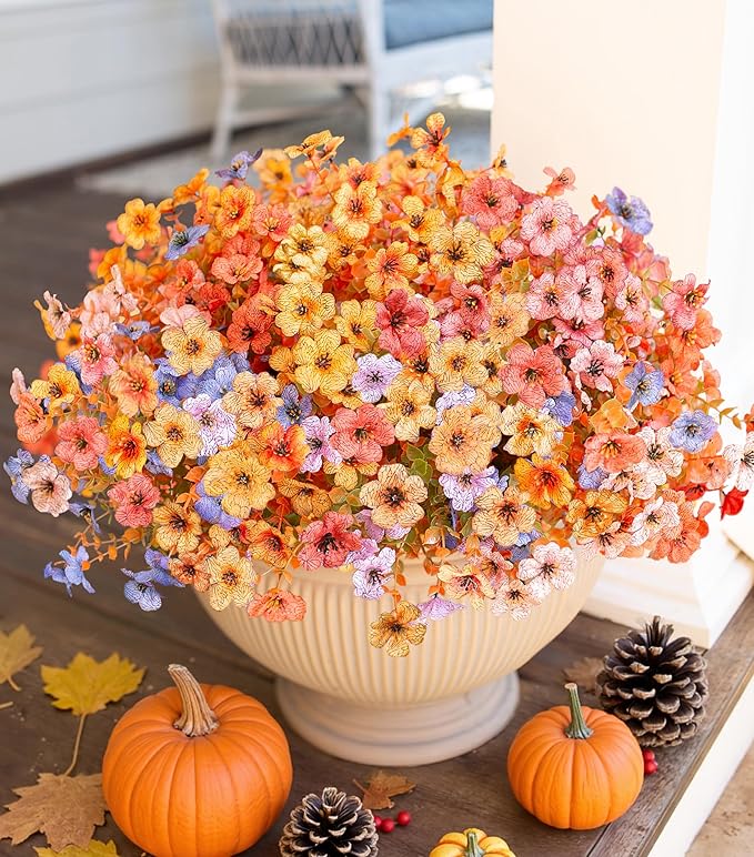 Artificial Fall Flowers Faux Mums by HyeFloraartificialflowers