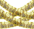 4 Pack Iridescent Float Fringe Curtains, Metallic Foil Fringe Garland Shiny by ILHSTY