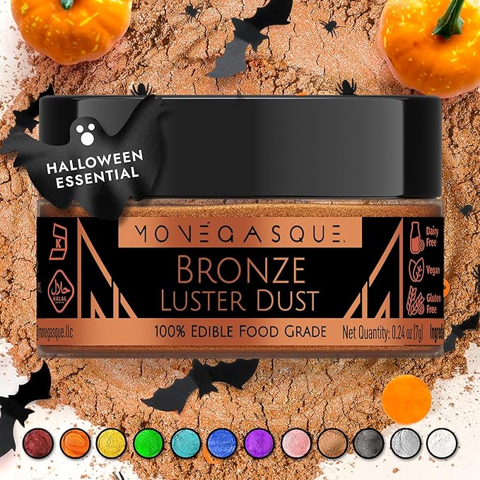 MONÉGASQUE Bronze Edible Glitter by MON%C3%89GASQUE