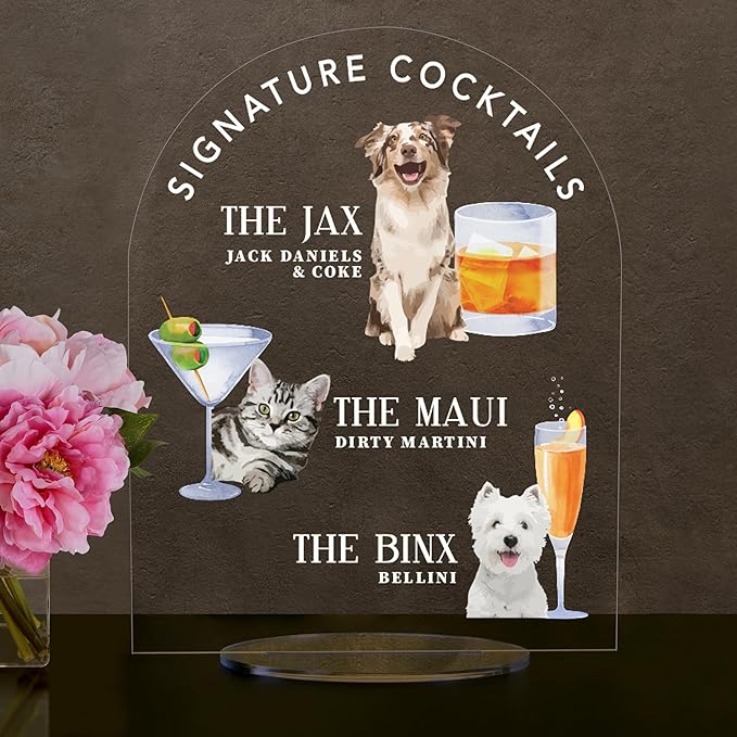 Pet Signature Drink Wedding Signs - Image 2