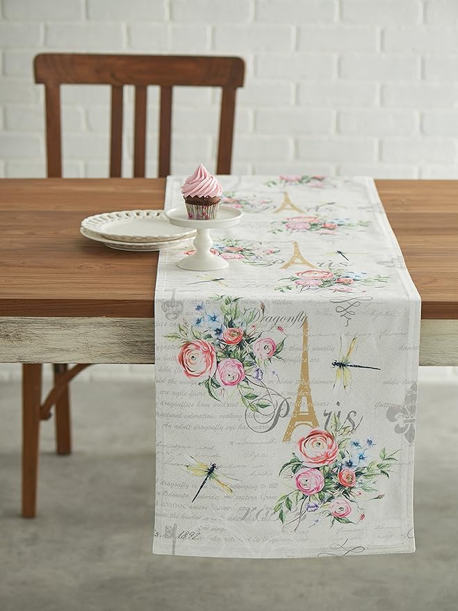Maison d' Hermine Table Runner 100% Cotton Double Layer Table Runners 108 - Image 9