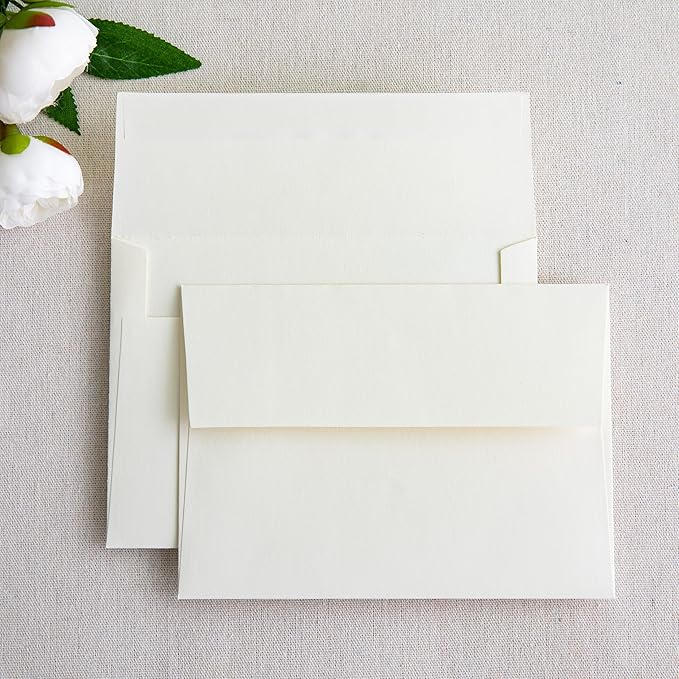 PONATIA 50 Pieces 5x7 Envelopes, A7 Envelopes Self Seal by ponatia