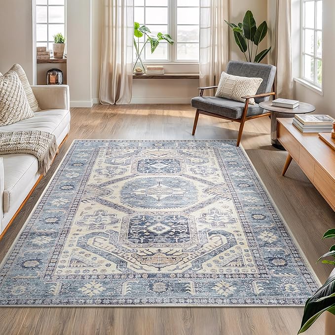 Bloom Rugs Washable Non-Slip 5' x 7' Rug by BloomRugs