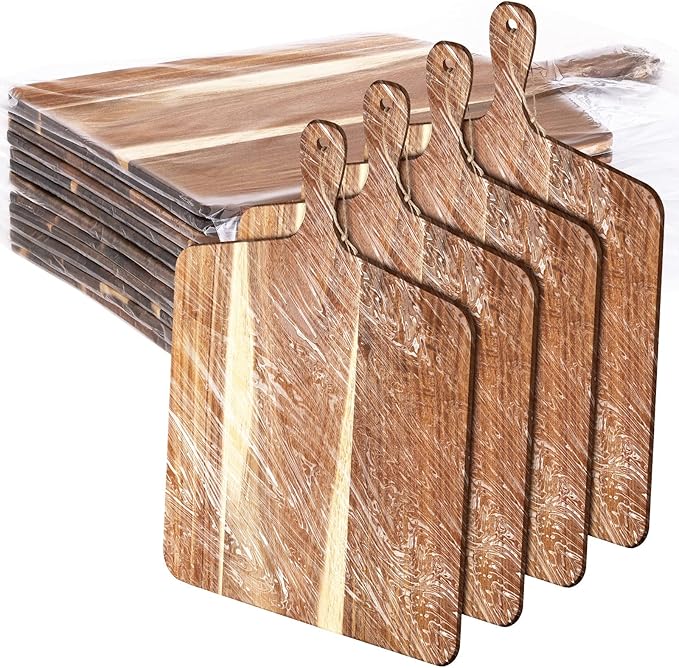Patelai 12 Packs Wooden Cutting Board Set by Patelai
