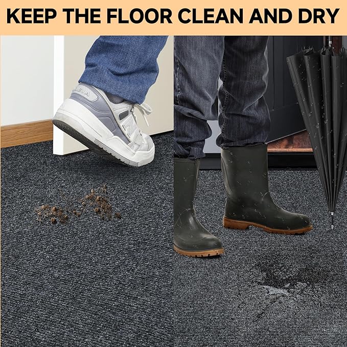 jxgzyy Runner Rugs 3 x 10 ft, Non Slip Entrance Doormat, 0.25” Thickness Indoor - Image 5