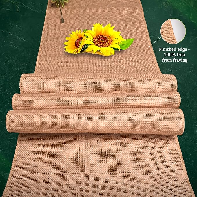 Burlap Table Runners – 12”x 108” - Image 6