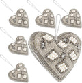 Beaded Heart Hanging Ornaments by CLEENTABLE