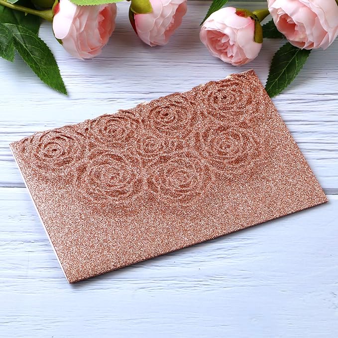 20 Pcs Laser Cut Wedding Invitations Card Pocket - Image 5