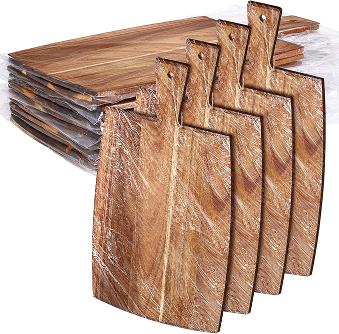 Patelai 12 Packs Wooden Cutting Board Set by Patelai