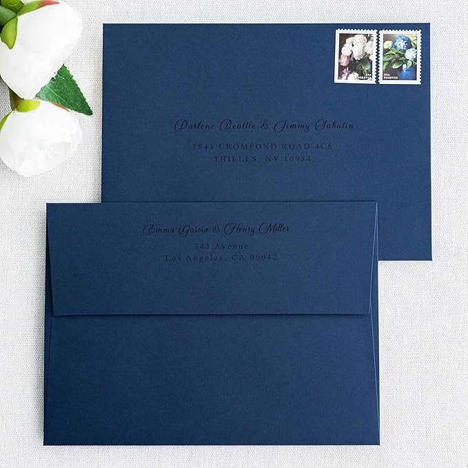 PONATIA 50 Pieces 5x7 Envelopes, A7 Envelopes Self Seal - Image 7