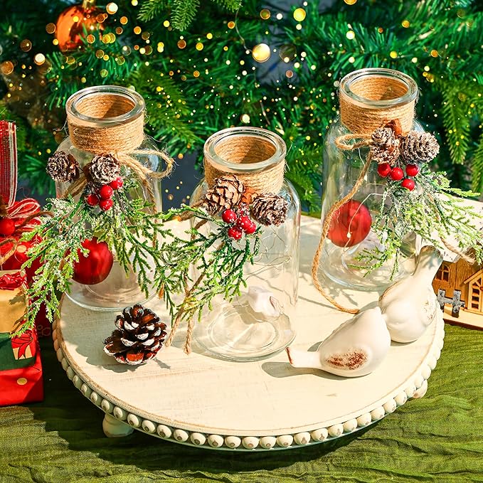 Set of 12 Xmas Decor Vases Christmas Centerpieces - Image 9