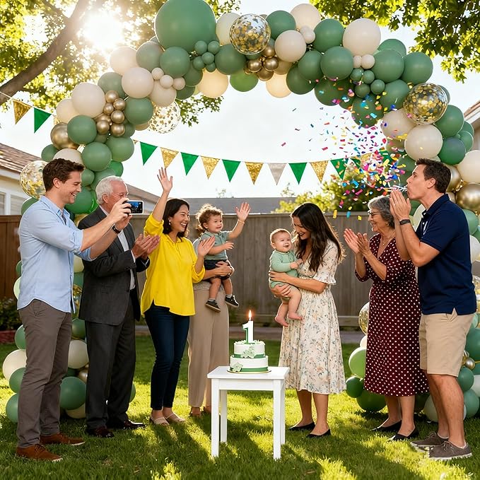 Sage Green Balloon Arch Kit - Image 5