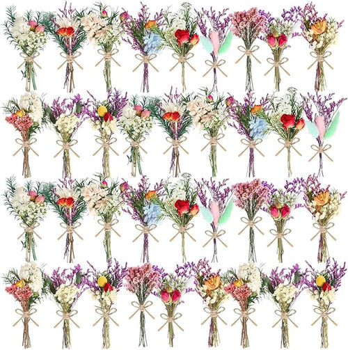 10/12/24/36 Pack Mini Dried Flowers by Unknown