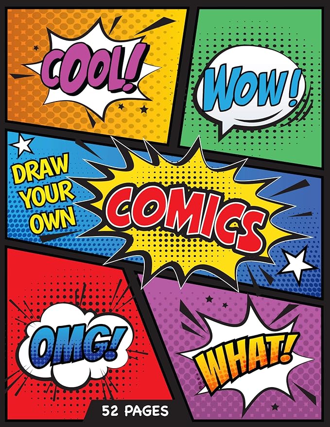Blank Comic Book | Set of 2 | Create Your Own Comics and Cartoons - Image 4