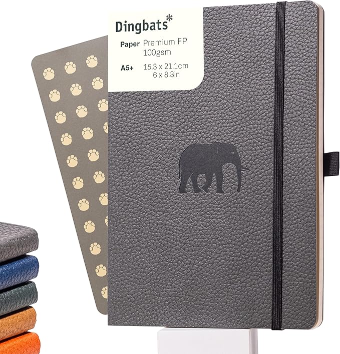 Dingbats A5 Wildlife Lined Notebook Journal by DingbatsNotebooks