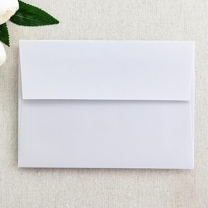 PONATIA 50 PCS 5x7 Envelopes, Self- Adhesive White A7 Envelopes - Image 8