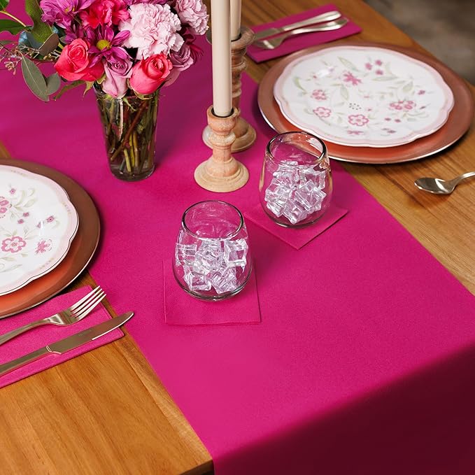 AH American Homestead Paper Dining Table Runner- 78 ft. Disposable Party Table - Image 2