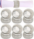 12 Pcs Beaded Napkin Rings by CLEENTABLE