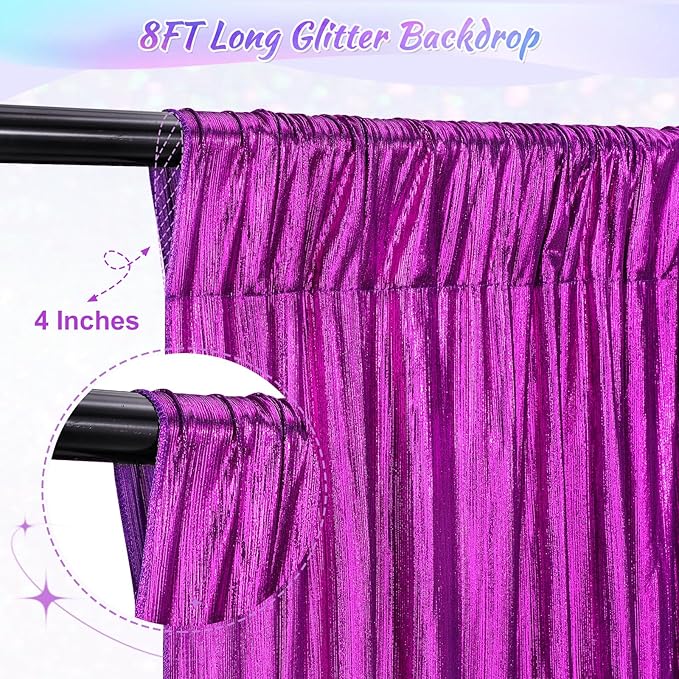Glitter Sequin Backdrop Curtains - Image 5