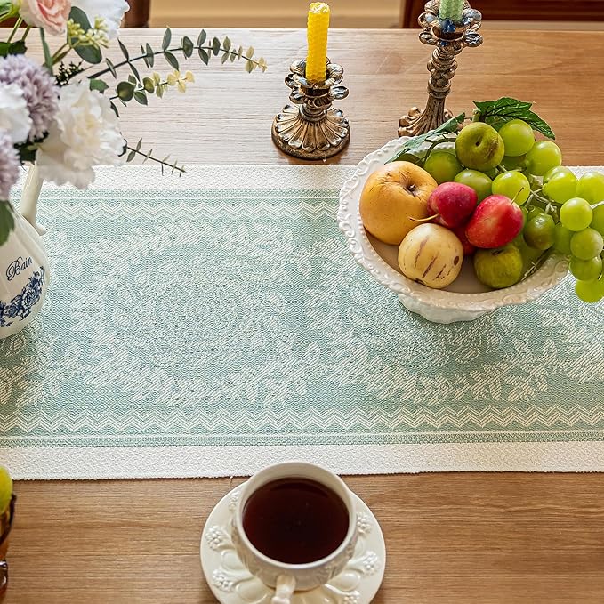 Table Runners 83 Inches, Waterproof Boho Table Runner - Image 5