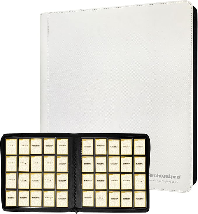 20 Pockets Premium Card Binder 1280 Cards Trading Card Binders Side Load Card by TradingCardProtectionExpert
