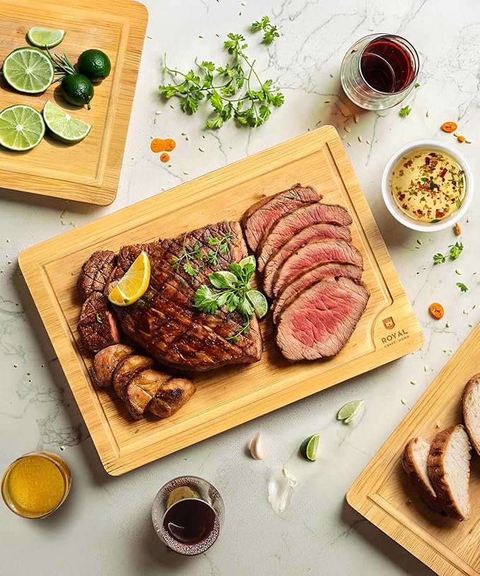 Wooden Cutting Boards for Kitchen Meal Prep & Serving - Image 7