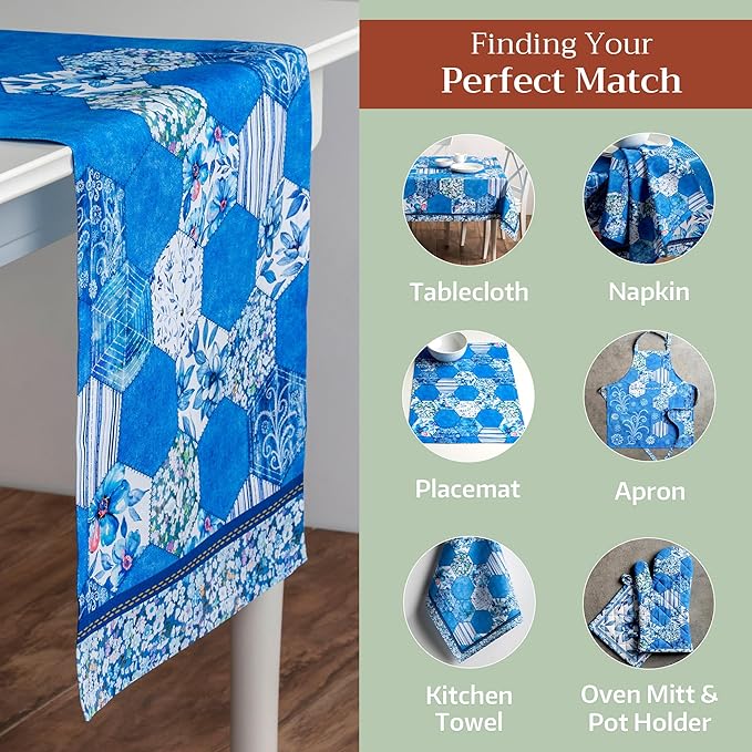 Maison d' Hermine Table Runner 100% Cotton Single Layer Table Runners 72 inches - Image 5