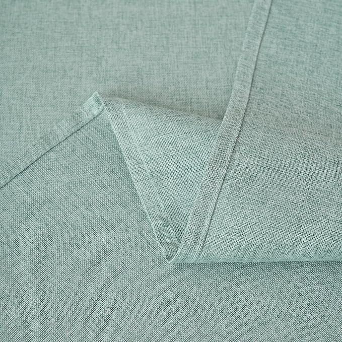 NLMUVW Sage Green Linen Tablecloth Rectangle, Rustic Textured Table Cloth Water - Image 7