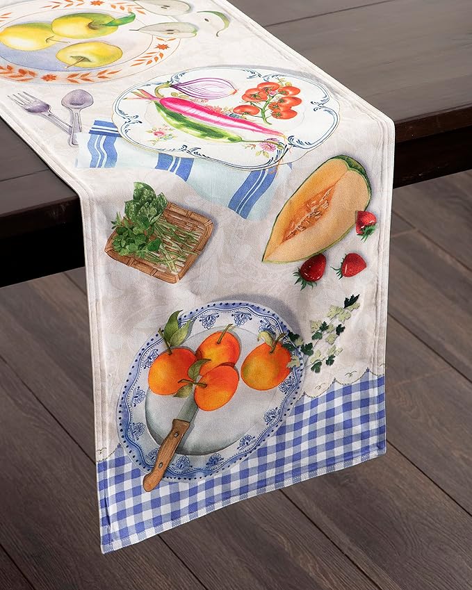 Maison d' Hermine Table Runner 100% Cotton Double Layer Table Runners 72 inches - Image 7
