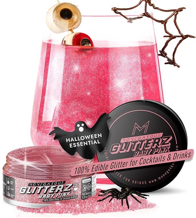 MONÉGASQUE Baby Pink Edible Glitter by MON%C3%89GASQUE