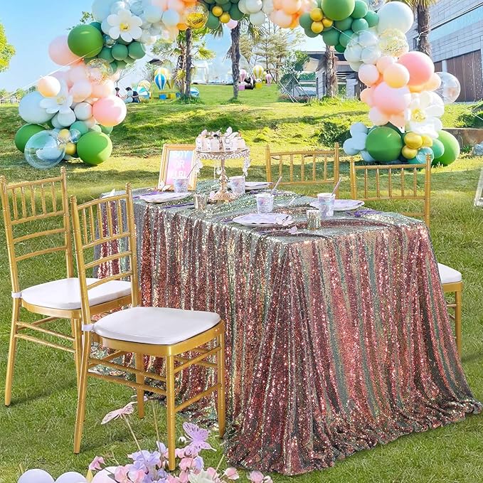 QueenDream Sparkly Sequin Tablecloth - Image 3