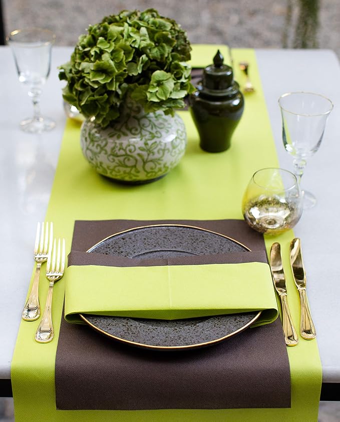 American Homestead Paper Table Runner Roll - 78 ft. Disposable Linen-Like Table - Image 6