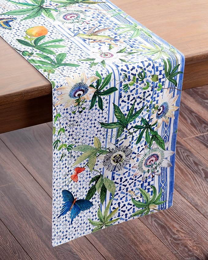 Maison d' Hermine Table Runner 100% Cotton Double Layer Table Runners 108 - Image 7