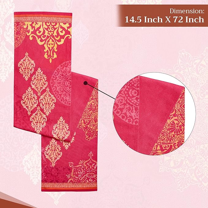 Maison d' Hermine Table Runner 100% Cotton Double Layer Table Runners 72 inches - Image 4