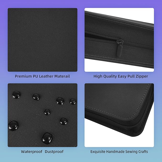 9 Pockets Premium Card Binder 360 Cards Trading Card Binders Zip Card Storage - Image 3