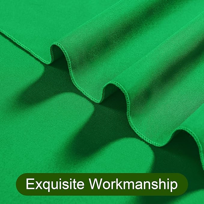 DWCN 10x8 FT Green Backdrop Curtains - Image 4