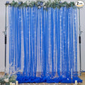 Royal Blue Backdrop Curtains by Suppromo