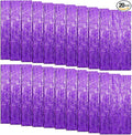 20 Pack Foil Curtain Backdrop Purple Metallic Tinsel Foil Fringe Curtains Photo by KEJ