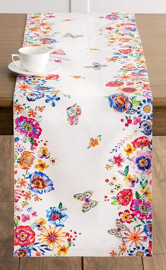 Maison d' Hermine Table Runner 100% Cotton Double Layer Table Runners 108 - Image 9