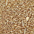 Gold Sprinkles for Cake Decorating, Ice Cream Toppings, 7 Ounces Cake by cobakey-DessertDecorations