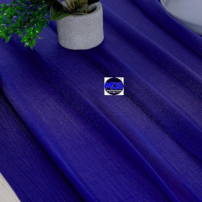 MDS 2 Pack 14ft Chiffon Table Runner 29 x 170 Inches Sheer Wedding Runner - Image 5