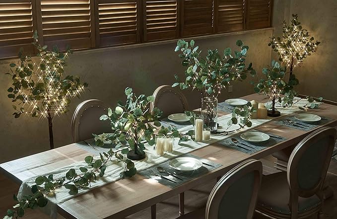 LITBLOOM Lighted Eucalyptus Branches 24IN 36 LED - Image 5