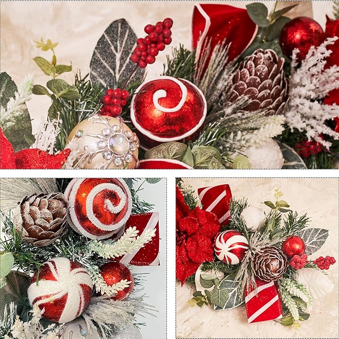 5 ft Christmas Garland for Mantle Unlit Garland for Stairs Railing, for Table - Image 5