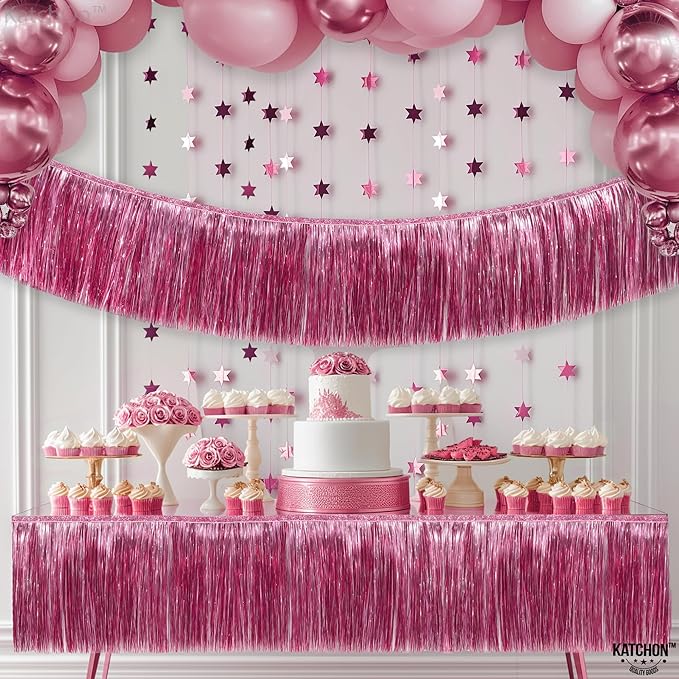 KatchOn, XtraLarge Pink Fringe Banner - Image 7