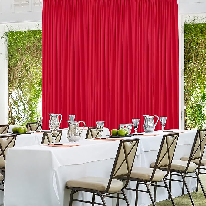 AK TRADING CO. 10 feet x 10 feet Polyester Backdrop Drapes Curtains Panels - Image 11